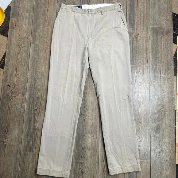 Polo Ralph Lauren Prospect Pant Mens 36T Tan Khaki Chino Straight Leg 36x36 - Picture 3 of 12